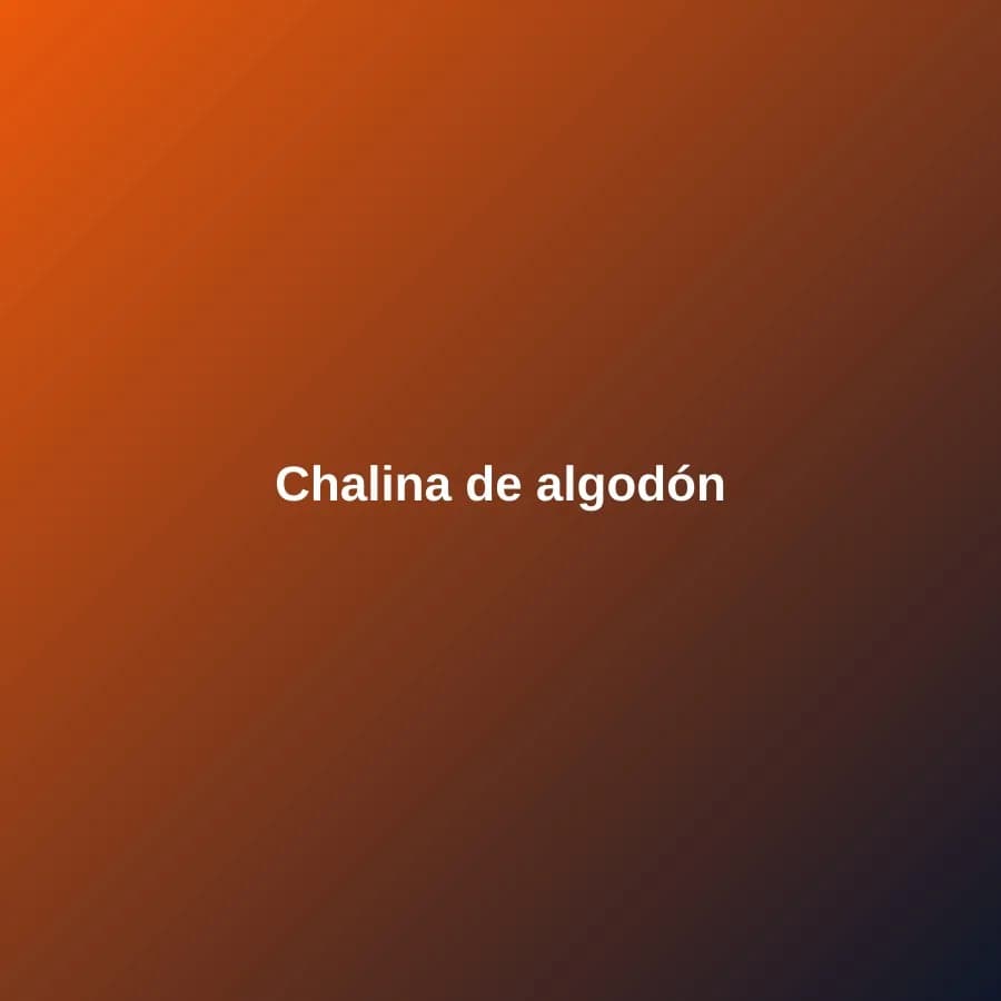 Chalina de algodón