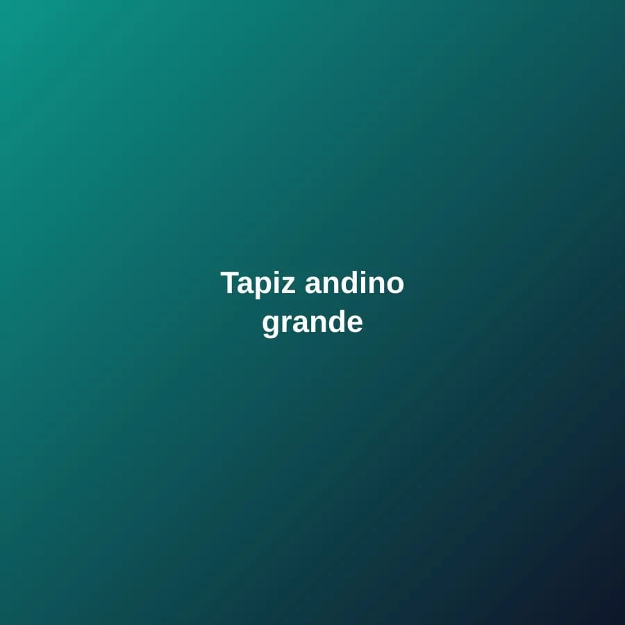 Tapiz andino grande