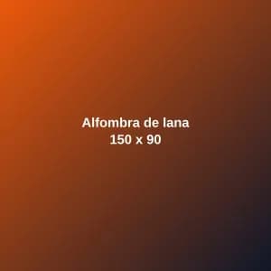 Alfombra de lana 150 x 90