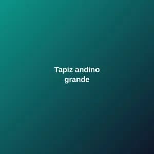 Tapiz andino grande