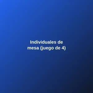 Individuales de mesa (juego de 4)