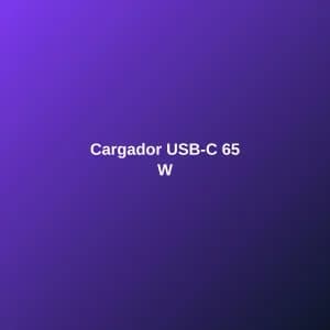 Cargador USB-C 65 W
