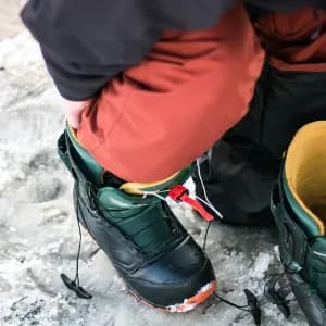 Bota de cuero con forro